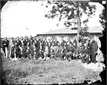 Superintendent and staff, U.S. M.R.R - NARA - 528909