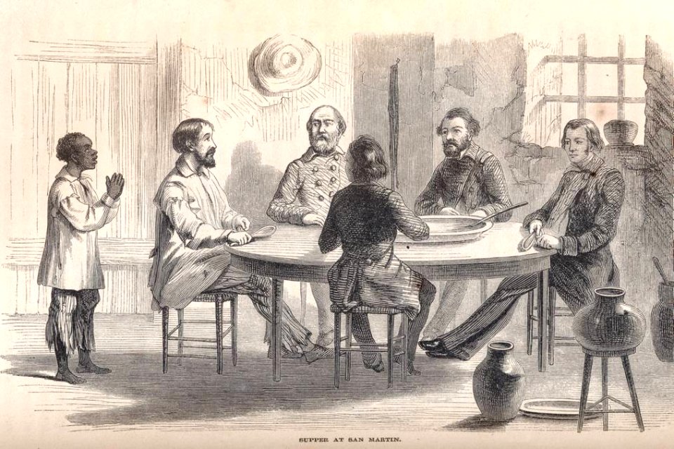 Supper at San Martin, Paraguay