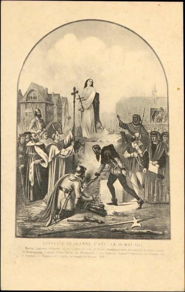 Supplice de Jeanne d'Arc le 30 mai 1431 … CP 5521 PR