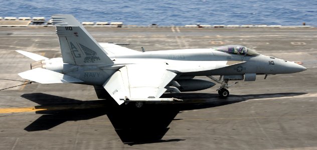 Super Hornet lands on USS Dwight D. Eisenhower DVIDS276630