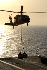 Supply drop for USS Ronald Reagan DVIDS119368