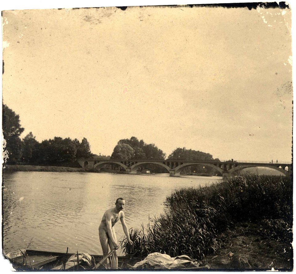 Sur la Marne près de Torcy - Fonds Berthelé - 49Fi1829