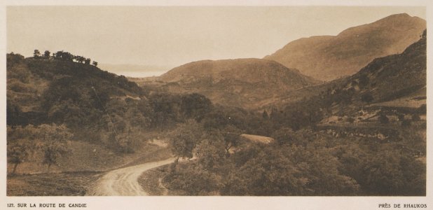Sur la route de Candie Prés de Rhaukos - Baud-bovy Daniel Boissonnas Frédéric - 1919
