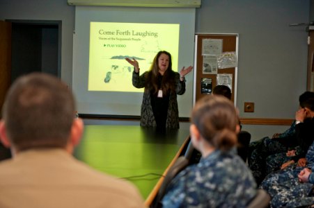 Suquamish Tribe shares culture with TPUPS 151125-N-OO032-004