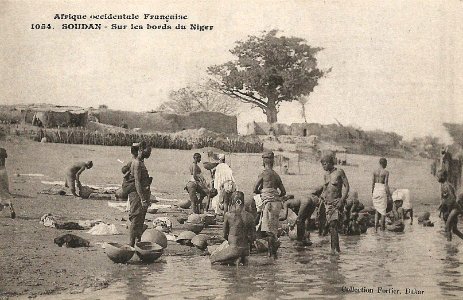 Sur les bords du Niger (AOF)