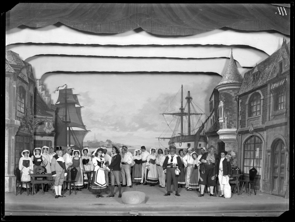 Surcouf, Östermalmsteatern 1905. Föreställningsbild - SMV - ÖT034
