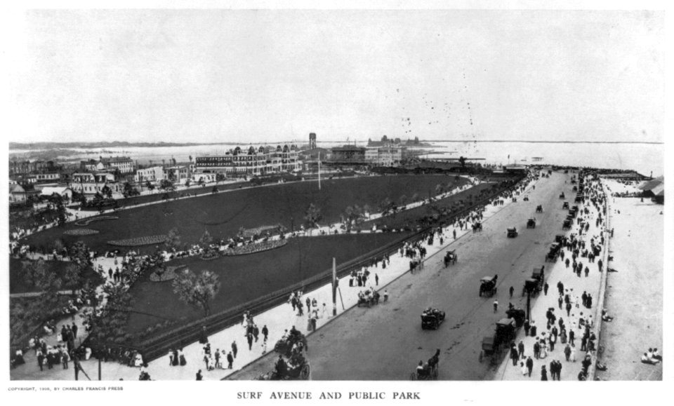 Surf Ave. and public park, Coney Island, Brooklyn, N.Y. LCCN2016648178