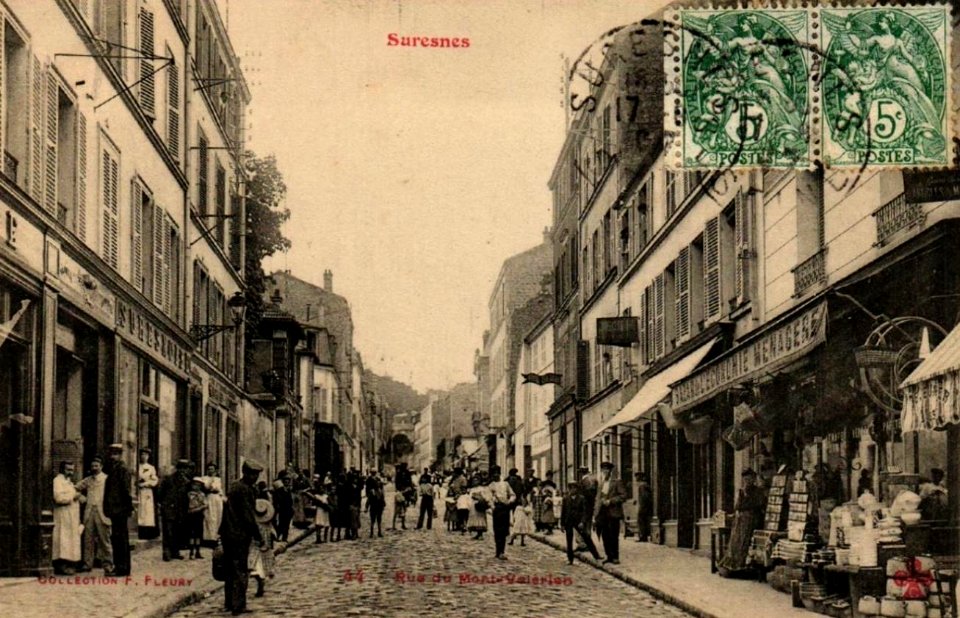 Suresnes.Rue du Mont-Valérien