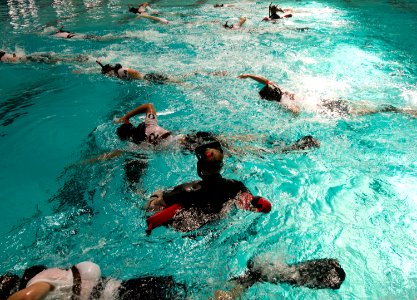 Surface Rescue Swimmer School conducts training. (8640307031)