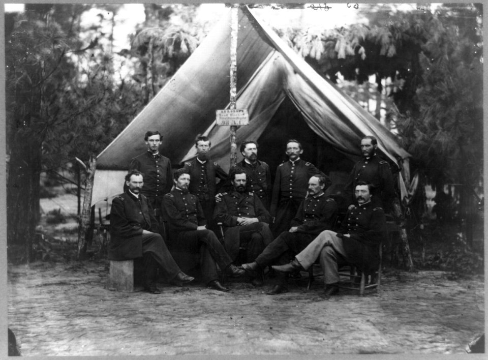 Surgeons of 3rd Division, 9th Army Corps, in front of Petersburg, Virginia, August 1864 LCCN96508007