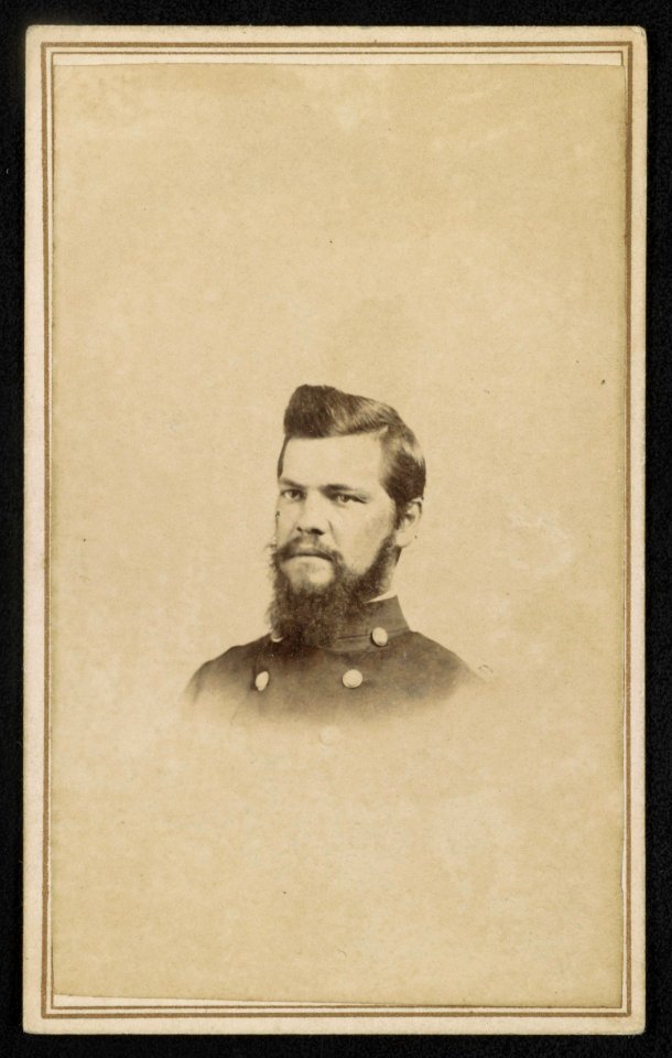 Surgeon Lyman Warren Bliss of 10th New York Cavalry Regiment and 51st New York Infantry Regiment in uniform) - Photographed by B.P. Paige (Plumbe Gallery), 356-1-2 Pennsylvania Avenue, LCCN2016652144