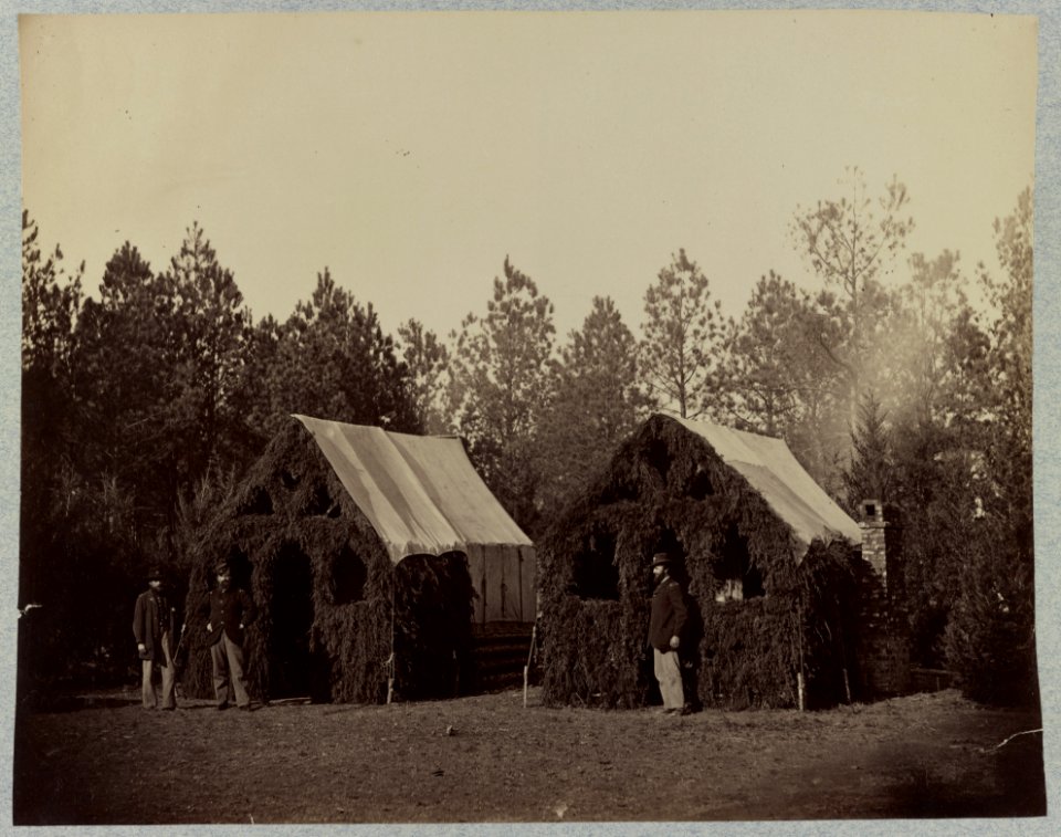 Surgeon's Quarters, camp of 50th New York Engineers in front of Petersburg, Va., November, 1864 LCCN2012649045