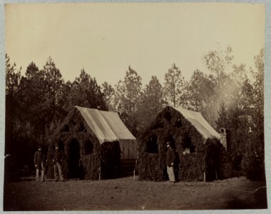 Surgeon's Quarters, camp of 50th New York Engineers in front of Petersburg, Va., November, 1864 LCCN2012649045