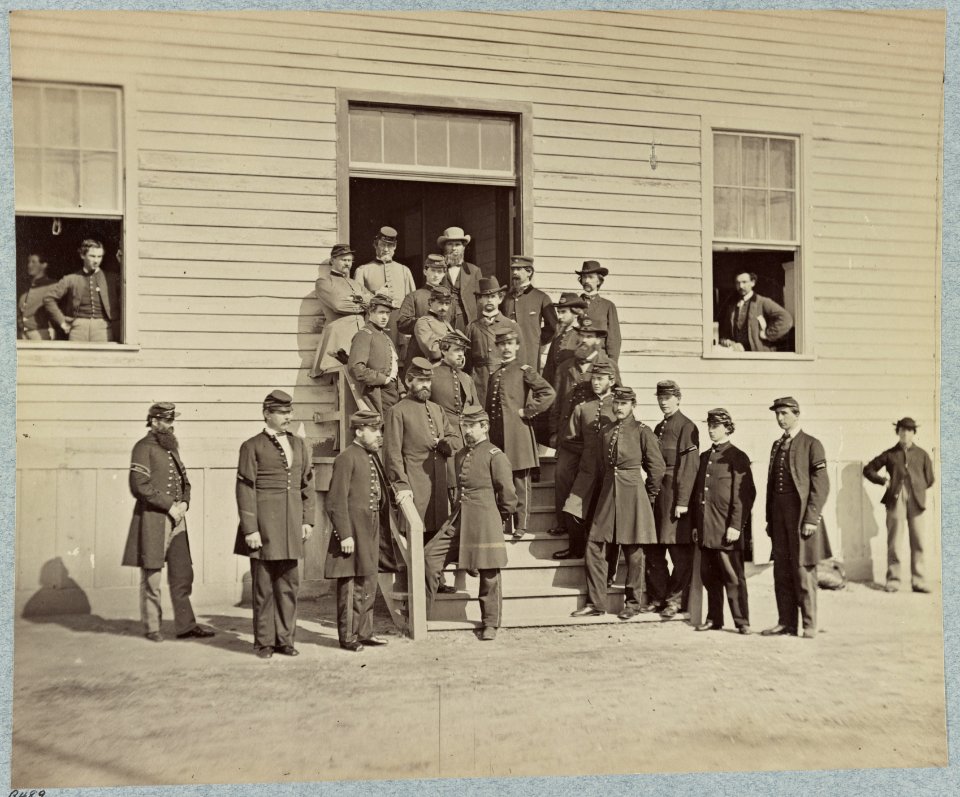 Surgeons and hospital stewards at Harewood Hospital, Washington, D.C LCCN2012650258