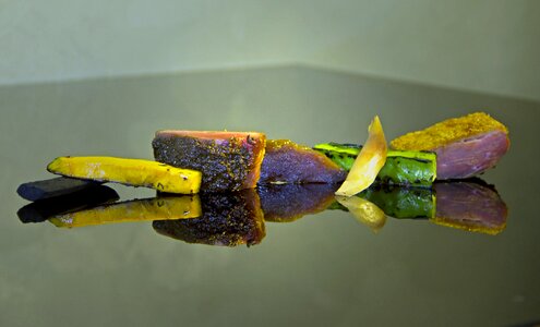 Grilled pickled raw