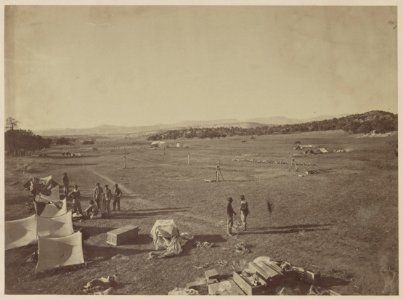 Survey camp near Fort Wingate, 1873 - T. H. O'Sullivan, photographer. LCCN2007684836