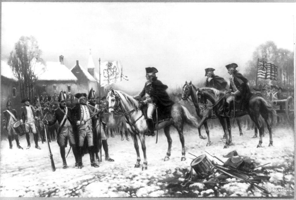 Surrender of Col. Johann Rall (Battle of Trenton) LCCN2006679981