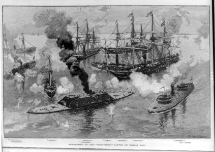 Surrender of the TENNESSEE, Battle of Mobile Bay (5 Aug. 1864) LCCN2006687115