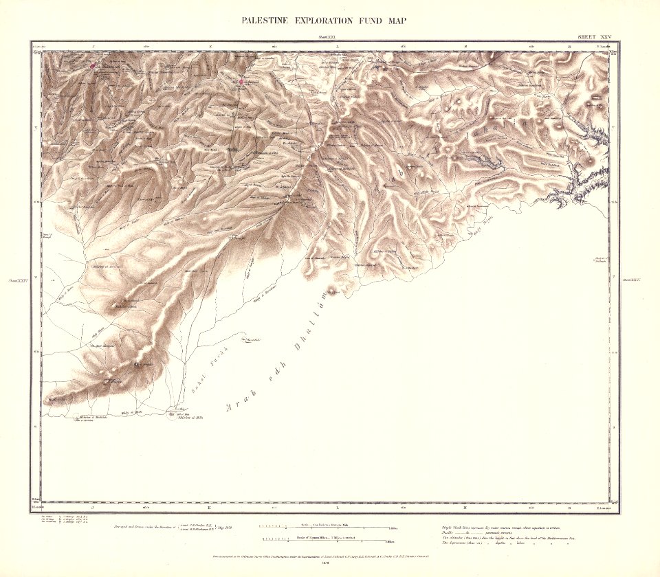 Survey of Western Palestine 1880.25