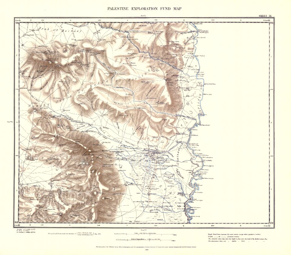 Survey of Western Palestine 1880.09