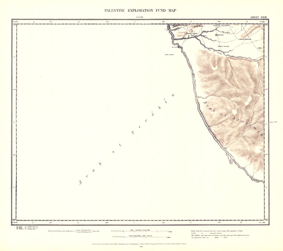 Survey of Western Palestine 1880.23