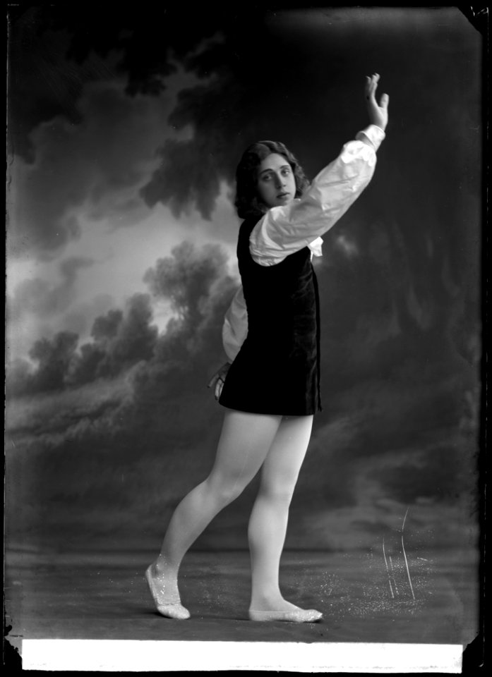 Sven Tropp in the ballet Sylfiderna at Kungliga Operan 1913 - SMV - GT065