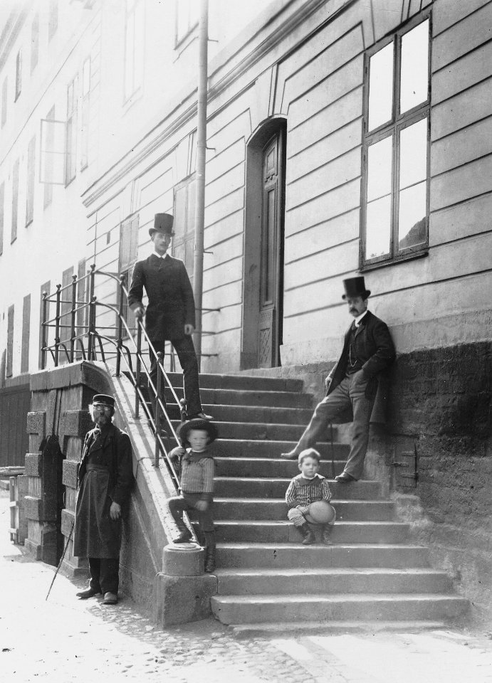 Sutherska huset gårdssidan, 1890-tal