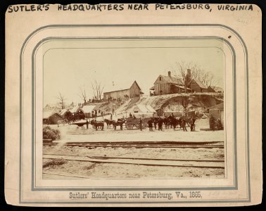 Sutler's headquarters near Petersburg, Va., 1865 LCCN2009630962