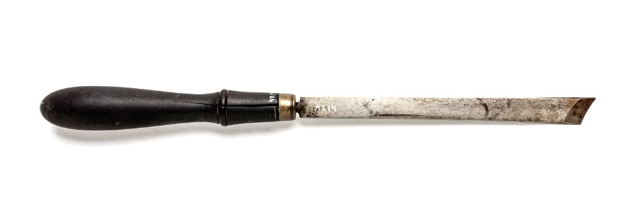 Svarvstål med skaft ev ebenholts - Skoklosters slott - 106026