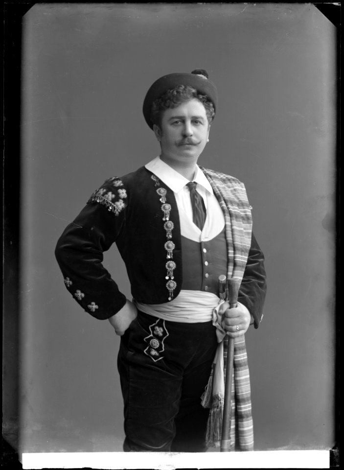 Sven Nyblom in Carmen at Kungliga Operan 1905 - SMV - NN051