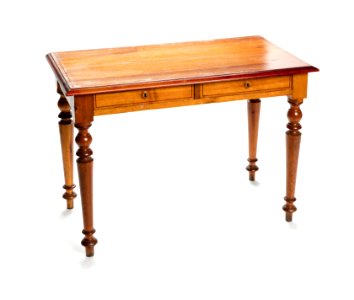 Svarvat bord av lackat furu - Hallwylska museet - 108481