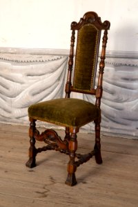 Svarvad stol, 1600-talets sista hälft - Skoklosters slott - 103845 photo
