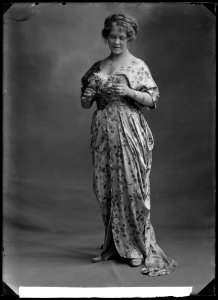 Svea Textorius, actor and singer, undated portrait - SMV - GT025