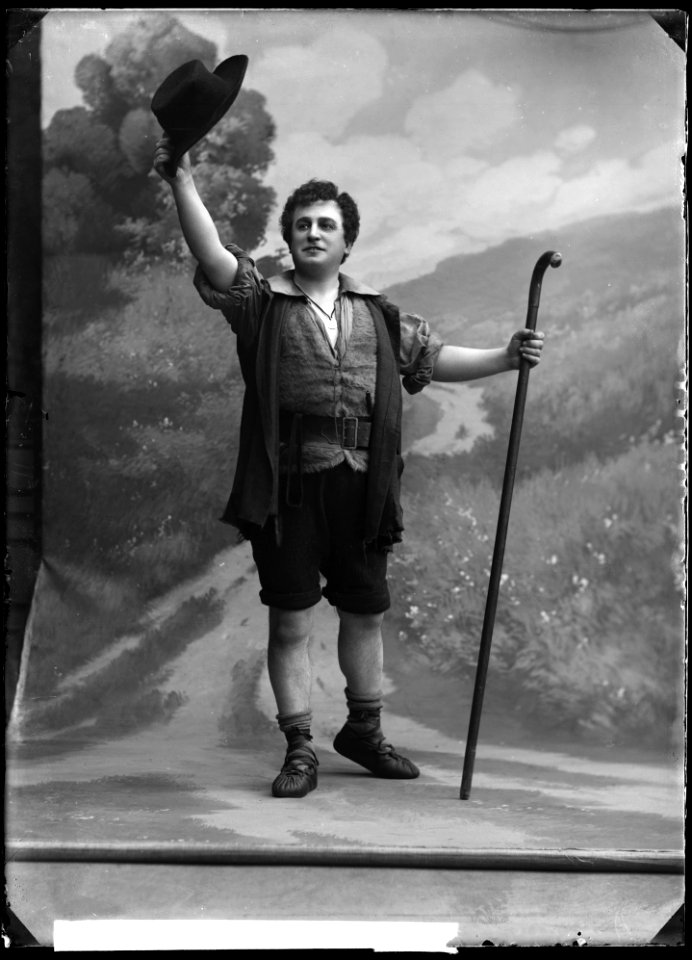 Sven Nyblom in Låglandet at Kungliga Operan 1908 - SMV - GN048