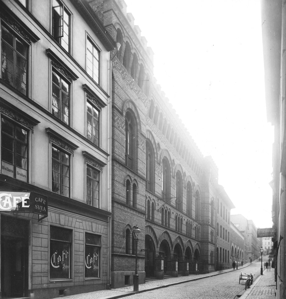 Sveasalen mot Smålandsgatan, 1899