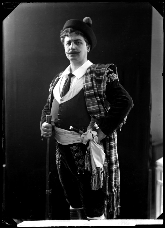 Sven Nyblom in Carmen at Kungliga Operan 1904 - SMV - GN046