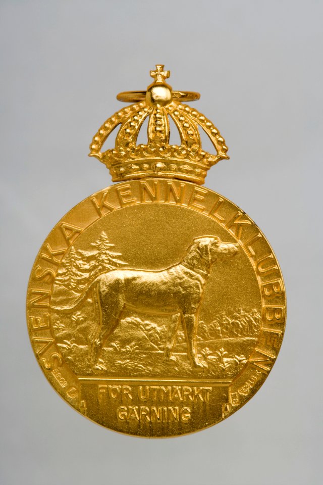Svenska Kennelklubbens guldmedalj - Livrustkammaren - 86017
