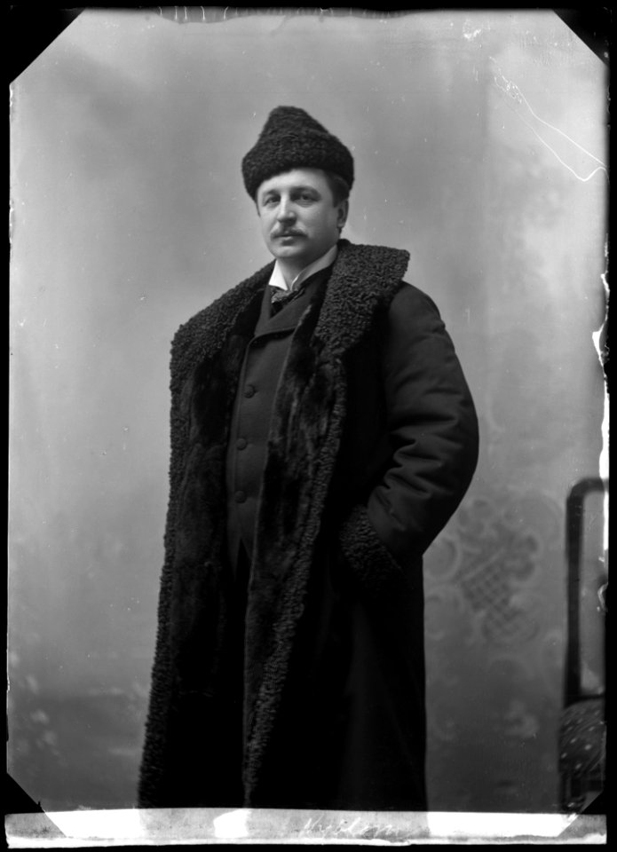 Sven Nyblom, opera singer, portrait 1905 - SMV - GN050