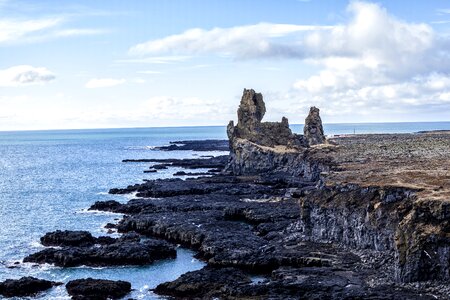 Rock landscape iceland