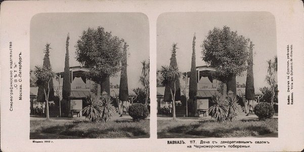 Svet. Caucasus. 117. Villa with decoration garden near the black sea