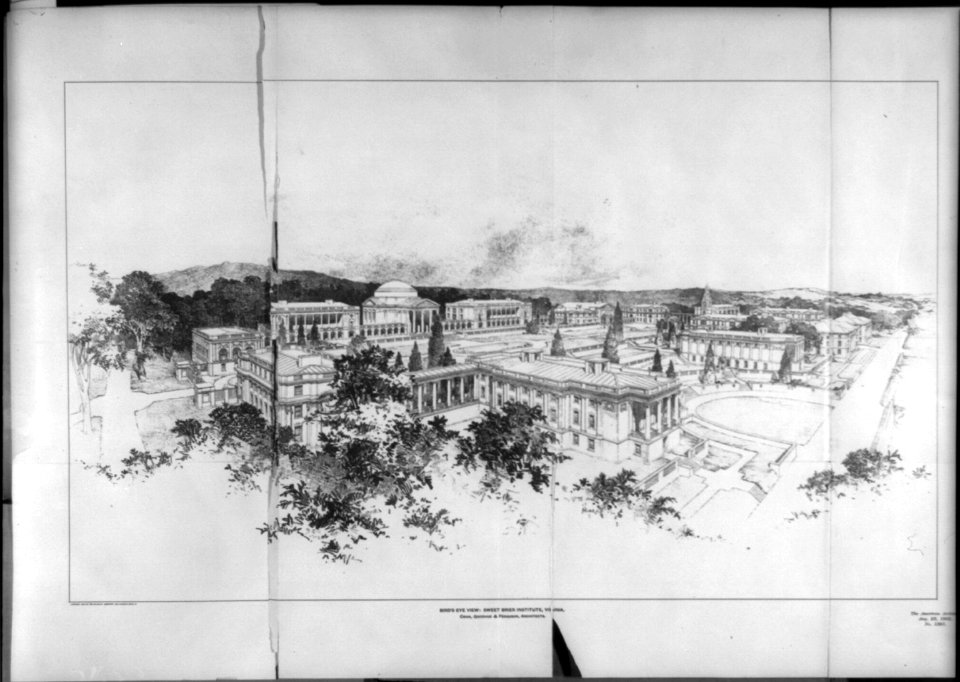 Sweet Briar Institute, Virginia - bird's-eye view LCCN2004674524