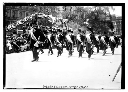 Swedish Societies - Olympic Parade LCCN2014690629