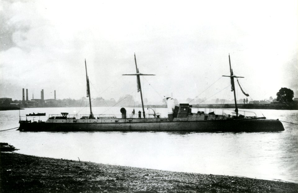 Swedish TB Hugin in Britain - 1884