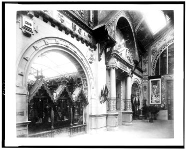 Swiss exhibit, Palace of Diverse Industries, Paris Exposition, 1889 LCCN92520464