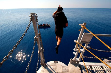 Swim call in the Tyrrhenian Sea 120822-N-PE825-011