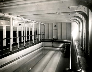 Swimming pool of the RMS Olympic