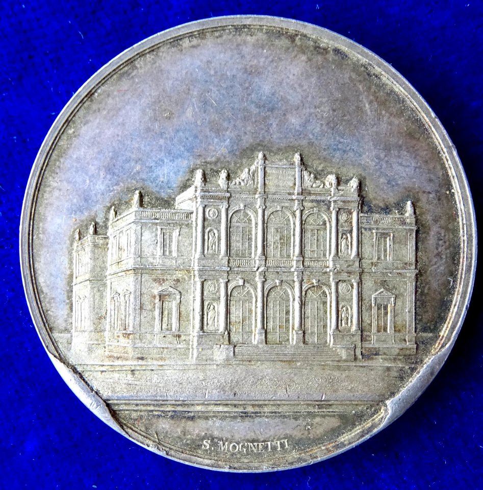 Swiss Conservatoire de Musique de Genève Award Silver Medal ND by Mognetti, obverse