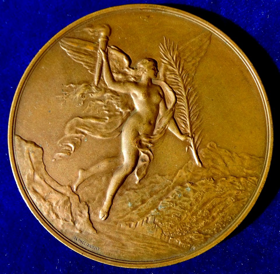 Switzerland 600th Anniversary Celebration Medal 1891 in France by Dubois, obverse