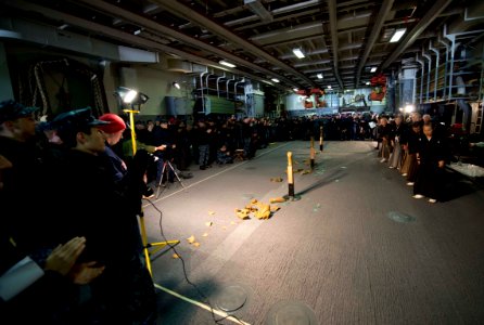Sword technique demonstration 130208-N-CG241-422