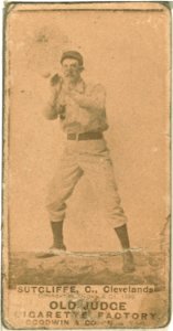 Sy Sutcliffe, Cleveland Spiders, baseball card portrait LCCN2007686509